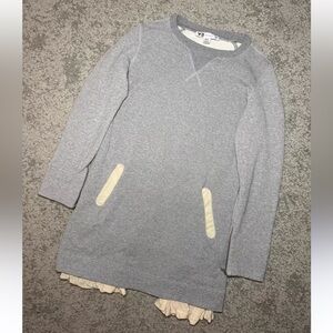 Y-3 Gray Long Sleeve mini dress size SP
